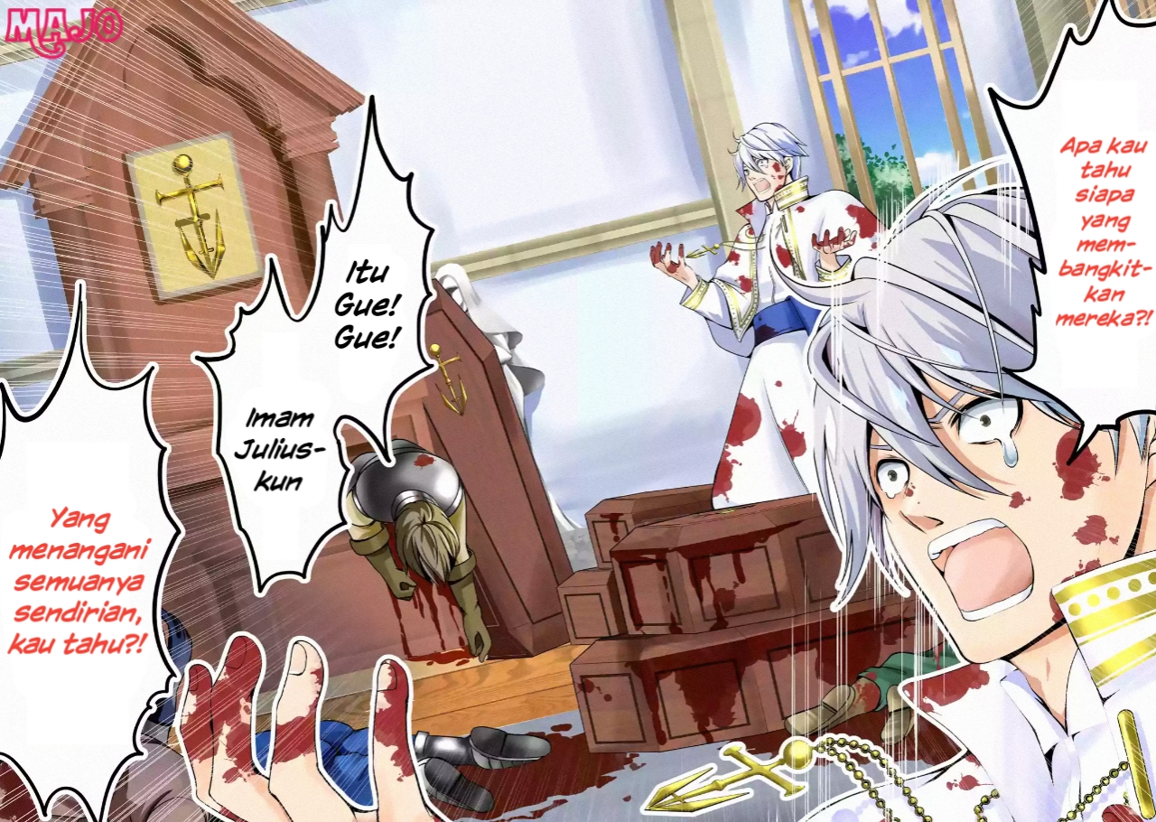 I’m Working at the Church as a Priest, but I Want to be Cut Some Slack from the Mutilated Bodies of the Heroes that Keep Getting Sent to Me Chapter 01.1 Gambar 3